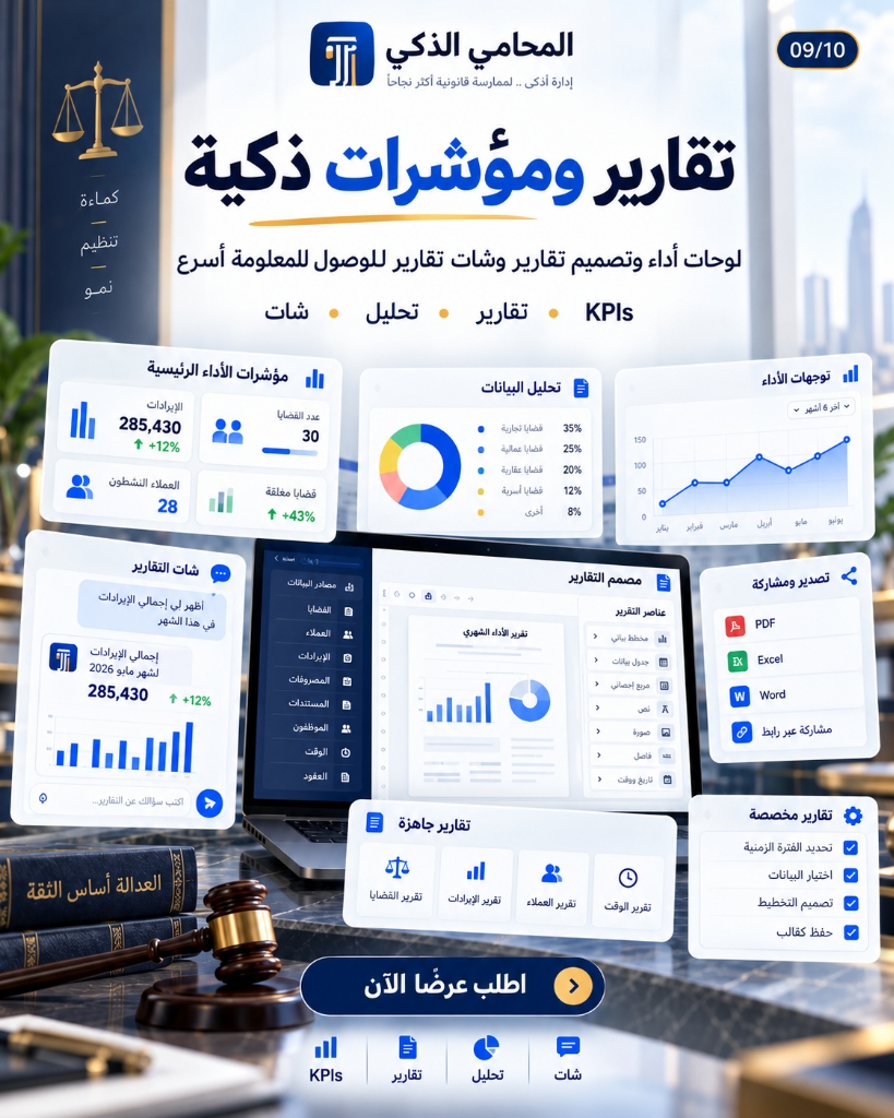 تقارير ومؤشرات ذكية